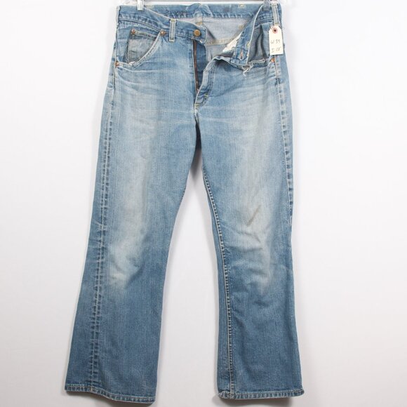 Vintage Lee Women's Rider Jeans 34x28 Blue Boot Cut Flare 100% Cotton - Picture 4 of 10